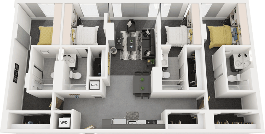 Four bedroom apartments near me